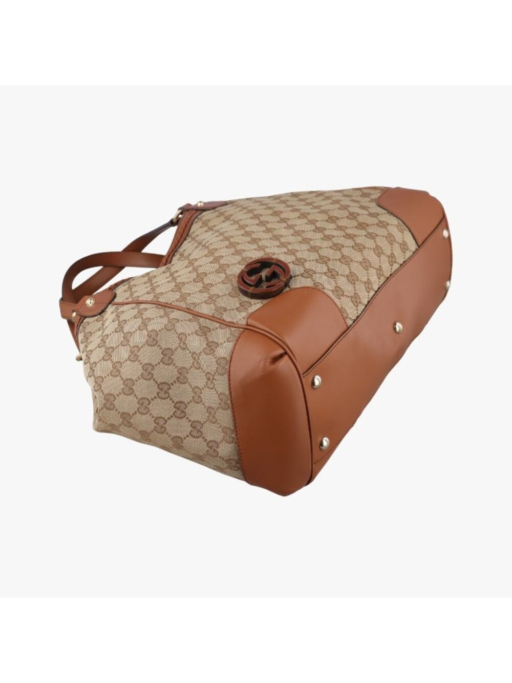 ★SOLD★ Gucci Interlocking GG Canvas Brown Handbag - Picture 5 of 15